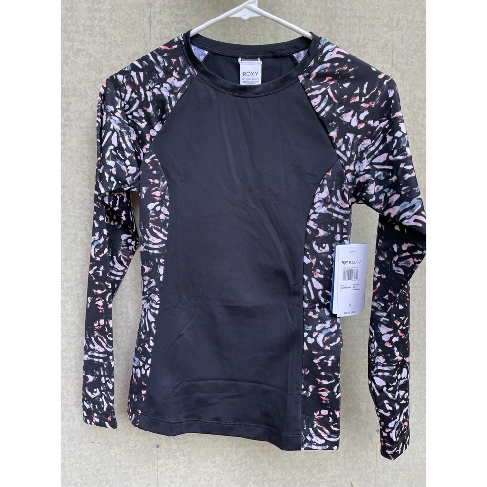 Women's Roxy Fitness swim top with UPF 50+ (Small)